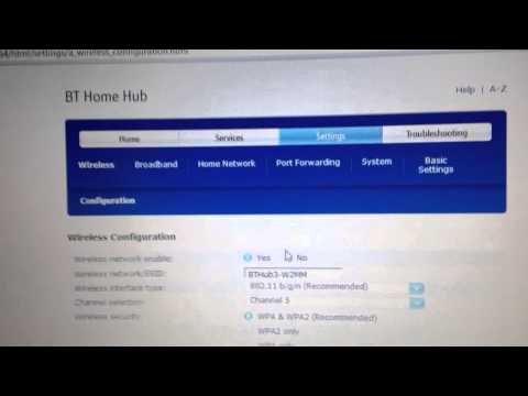 how to recover bt home hub password