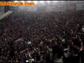 Galatasaray fans at the Alpaslan Dikmen Tribune after scoring a goal....goalscorer Umit Karan!