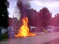 Brennendes Dixi @ RiP 2007 aus der ersten Reihe Brennendes Dixi @ RiP 2007 aus der ersten Reihe