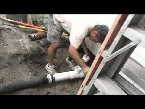 how to replace cast iron drain pipe