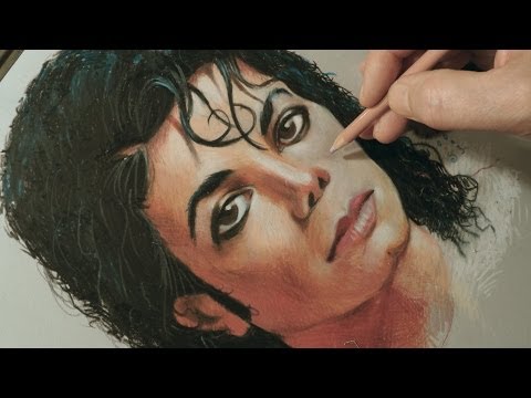 how to draw mj face