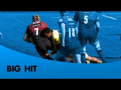 Big hit from Samu Manoa