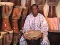 Djembe Drum Lessons, the 'Sunu' rhythm, with master drummer Lamin Jassey