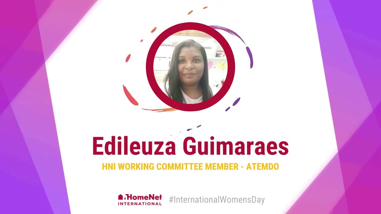 Edileuza Guimarães - Membro do Comitê de Trabalho do HNI e ATEMDO