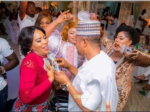 Faithia &Saidi Balogun Hold Hands,Talks,Smile &Dance Together At Mercy Aigbe 40th Birthday Party