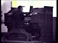 Larry Vannucci plays \"Opus One\" on the pipe organ Larry Vannucci plays \"Opus One\" on the pipe organ