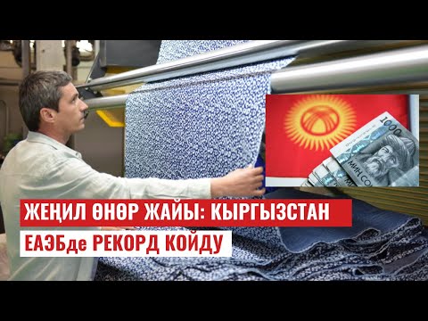 Жеңил өнөр жайы: Кыргызстан ЕАЭБде рекорд койду 
