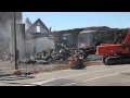 Canterbury Flour Mill Destroyed by Fire View Video