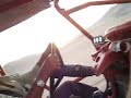 First person view of Dune buggy through the sand dunes in Huacachina Peru