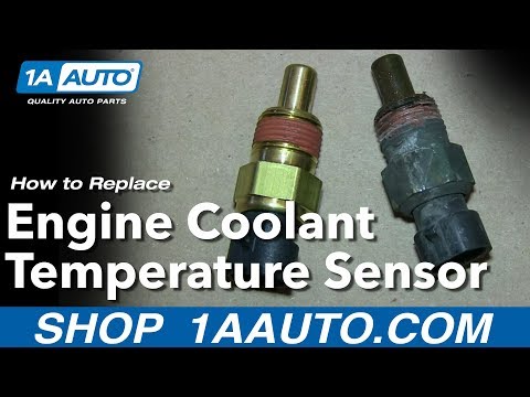 How To Install Replace Engine Coolant Temperature Sensor 5.7L Vortec Chevy Pickup Tahoe Suburban