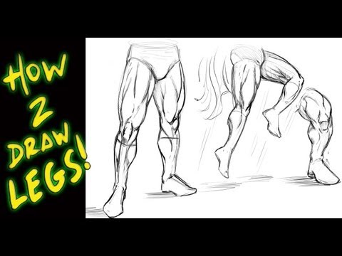 how to draw legs