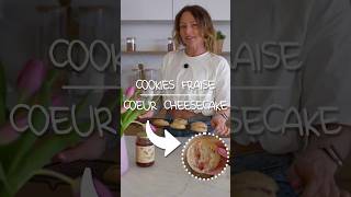 RECETTE COOKIES CHEESECAKE FRAISE 🍓
