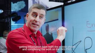 Sharp demonstrates an Integrated Office setup at ISE 2017