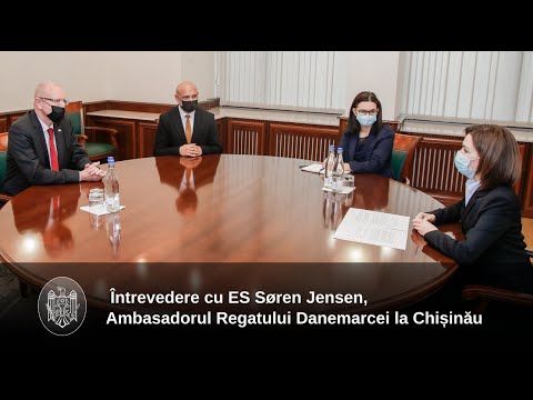 Președinta Maia Sandu a discutat, la Chișinău, cu Ambasadorul Danemarcei