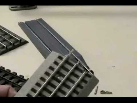 how to connect o gauge track