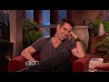 the handsome irish actor was here to report to ellen about his love of yoga, his sobriety and to get some help finding a girlfriend, whether he wants the hel...
