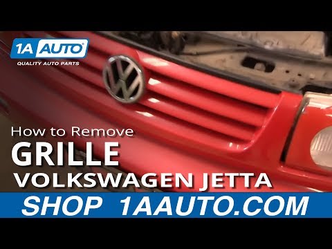 How To Install Replace Front Grill Volkswagen VW Jetta 96-99 1AAuto.com