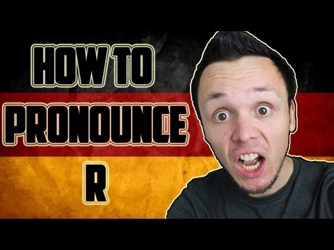 how to properly say r