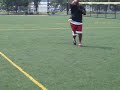 Just goofing around after practice