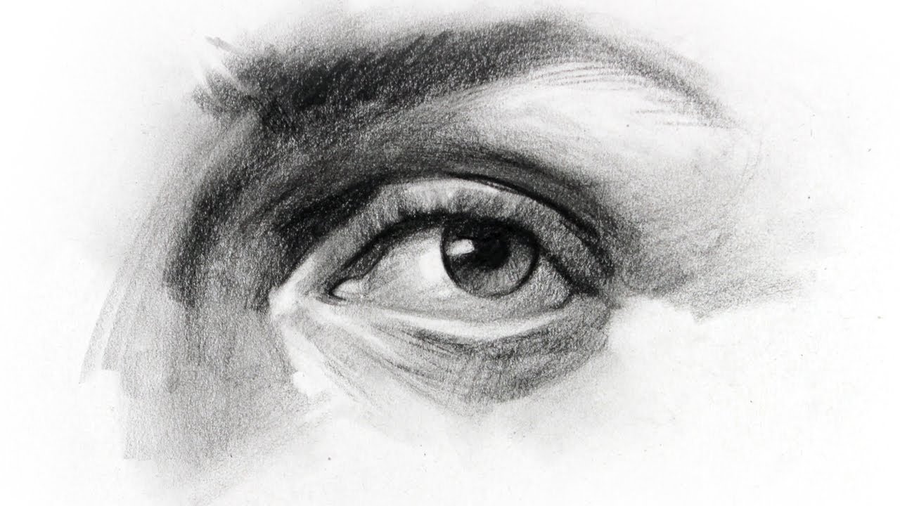 eyes drawing tutorial