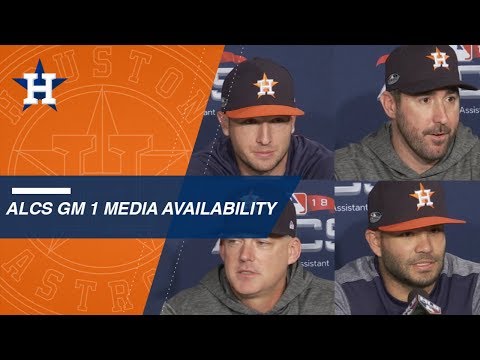 Video: ALCS Gm1: Astros look ahead to Game 1 from Fenway