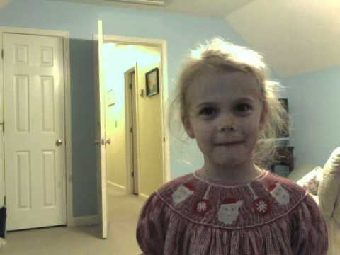 Lydia Sings Rudolph 2011