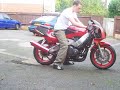 cbr400rr gullarm burnout hanfi