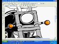 Desenhando a Honda VTX 1800 Desenhando a Honda VTX 1800