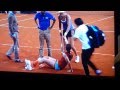 Tennis - Andrea Petkovic horrible injury vs Viktoria Azarenka 26.04.2012 Stuttgart