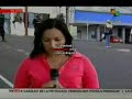 Efectivos policiales desmantelan las antenas del Canal 36 de Honduras 28/09/2009 1/2