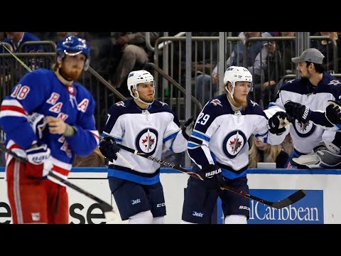 Video: Jets’ Laine lights up the Rangers for hat trick