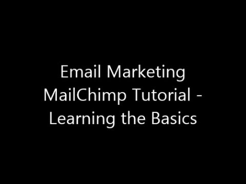 mailchimp - This video explains the basics of MailChimp and why you need this Free, Amazing software for your email marketing campaigns. I've also created a presentation...