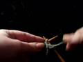 Purl Stitch, American and Continental Way