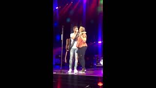 Thomas Rhett and Lauren during Unforgettable