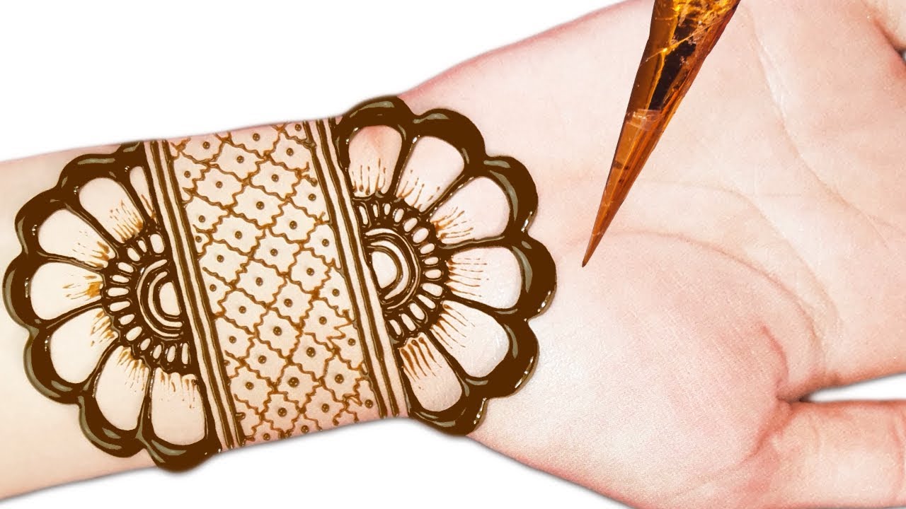 simple mehndi design tutorials