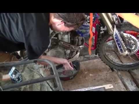 how to drain oil yz450f