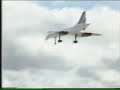 CONCORDE AIRPLANE CROSSWIND LANDING