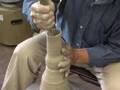 Watch the Pottery(Sake bottle) Making Technique Live!