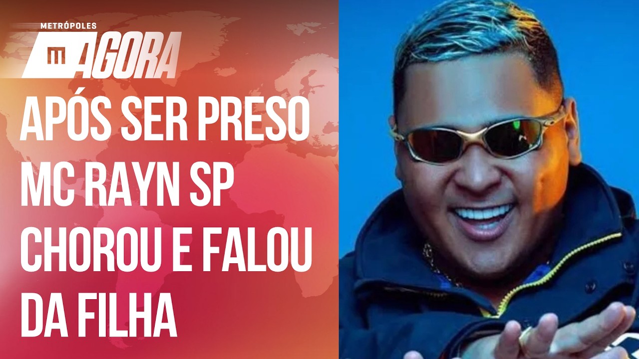 MC Rayn SP chorou e falou da filha após ser preso pela PF