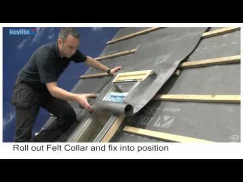 how to fit keylite roof windows