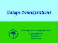 Wheelchair Ramp - Design Factors
