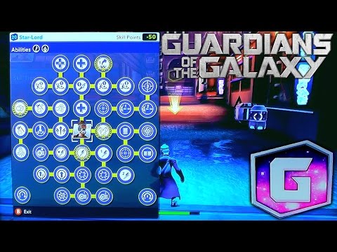 Disney Infinity: Guardians of the Galaxy - All Characters Fully Upgraded (2 of 6)