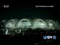 Pyongyang, DPRK brightly lit at night