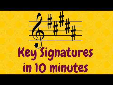 how to write key signatures
