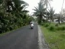Scootering on Rarotonga