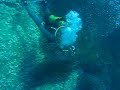 Crystal clear water on Kalymnos island Greece
