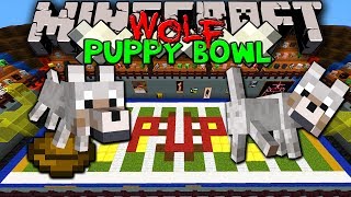 Minecraft: Wolf Puppy Bowl 2014 - Baby Battle Football