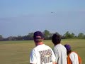Maiden flight of F82fan's KMP B25. A little jumpy at times. Taken on a Nikon Coolpix camera
