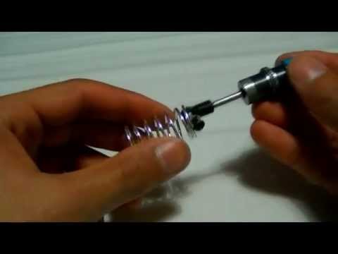 how to fill rc car shocks with oil