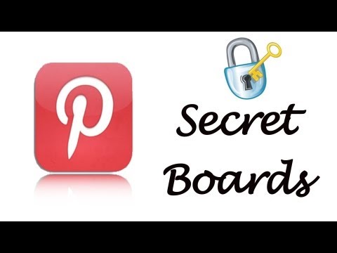 how to make a secret board on pinterest